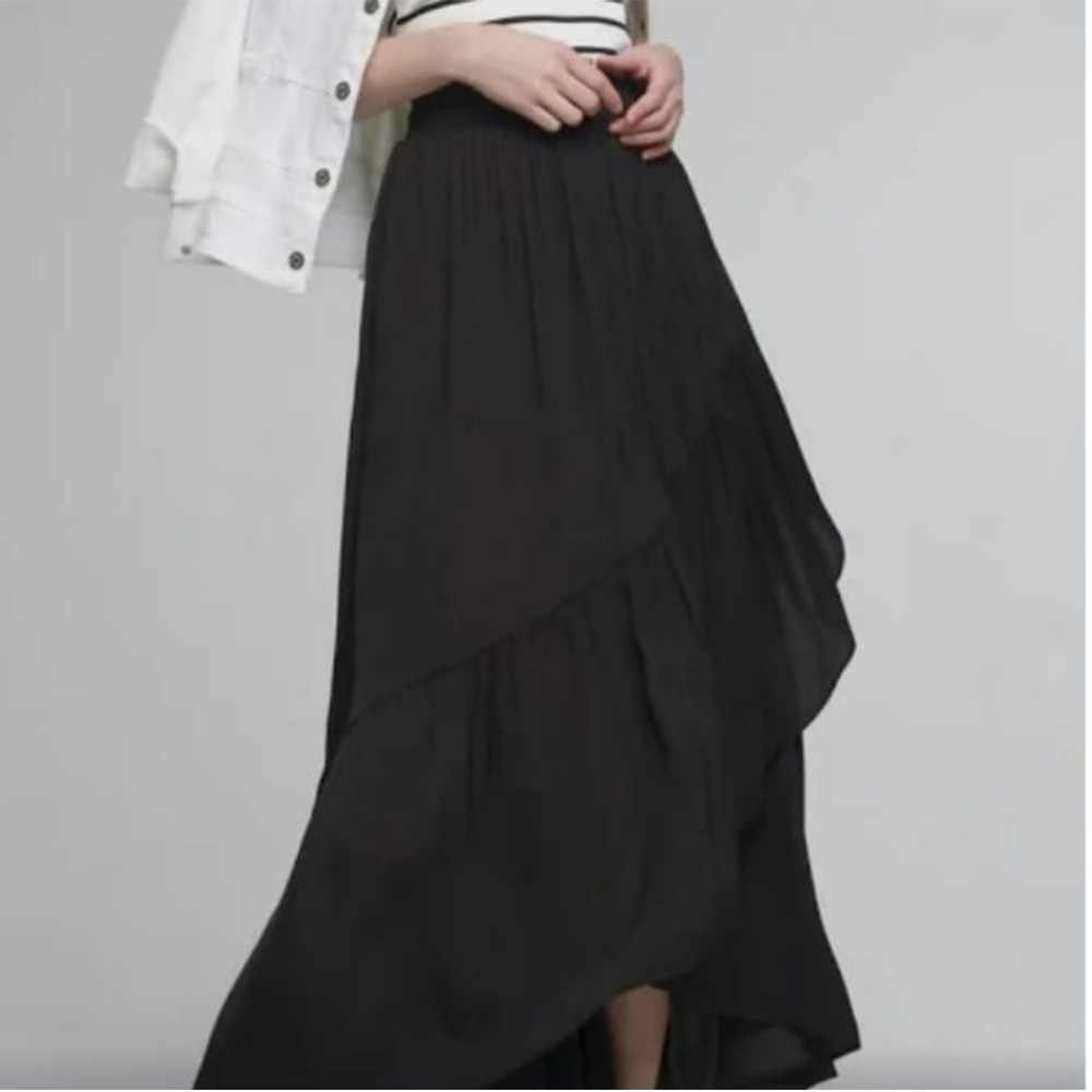 NWT Tommy Bahama Black Maxi Skirt Sz 10